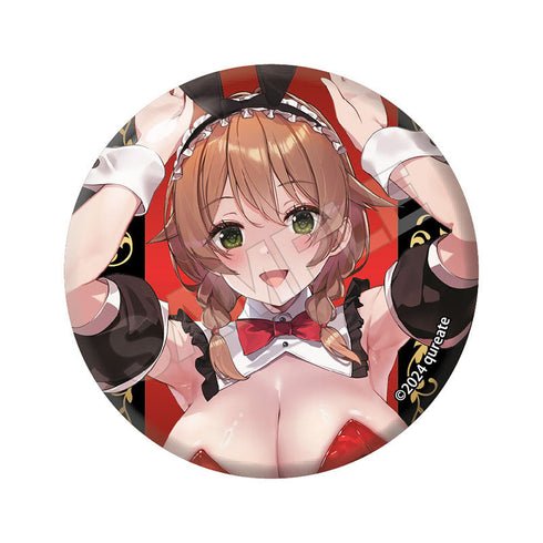 『バニーガーデン』グリッター缶バッジ ※1BOX=9入