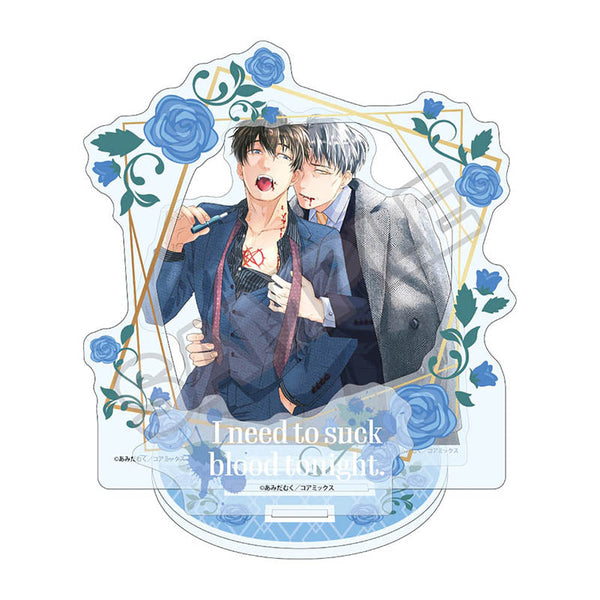 『夜分に吸血失礼します。』アクリルスタンドジオラマ 小夜&山寺(薔薇)