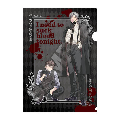 『夜分に吸血失礼します。』A4クリアファイル