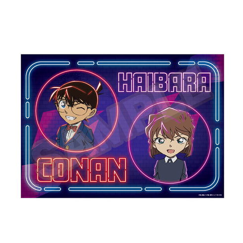 『名探偵コナン』Neon Light A3クリアポスター 江戸川コナン&灰原哀
