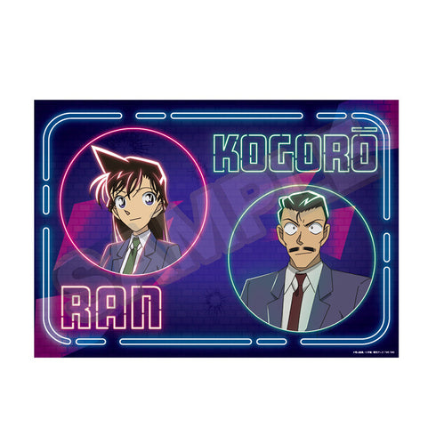 『名探偵コナン』Neon Light A3クリアポスター 毛利蘭&毛利小五郎