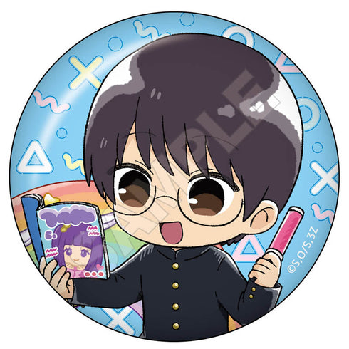 『3年Z組銀八先生』虹 グリッター缶バッジ【BOX】