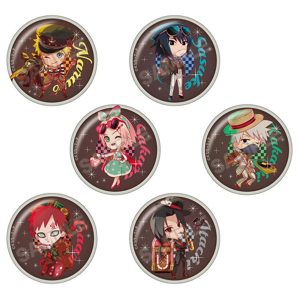 『NARUTO -ナルト- 疾風伝』ロカビリーファッション 缶バッジ 全6種【BOX】【202610再販】