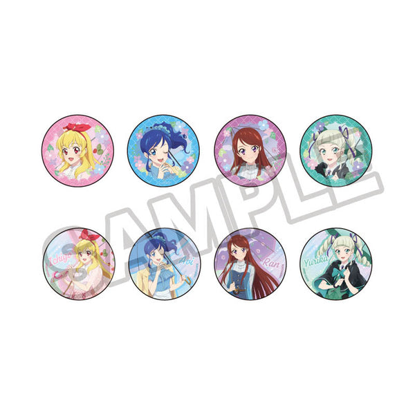 『アイカツ! 10th STORY ~未来へのSTARWAY~』雨の日 グリッター缶バッジ ※1BOX=8入