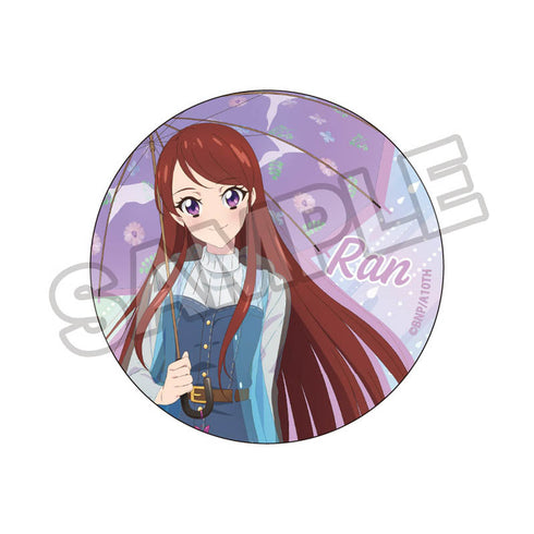 『アイカツ! 10th STORY ~未来へのSTARWAY~』雨の日 グリッター缶バッジ ※1BOX=8入