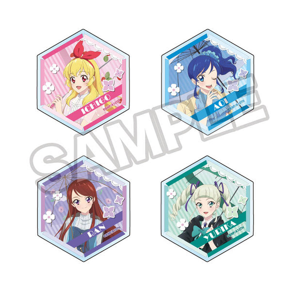 『アイカツ! 10th STORY ~未来へのSTARWAY~』雨の日 アクリルバッジ ※1セット=4入【BOX】