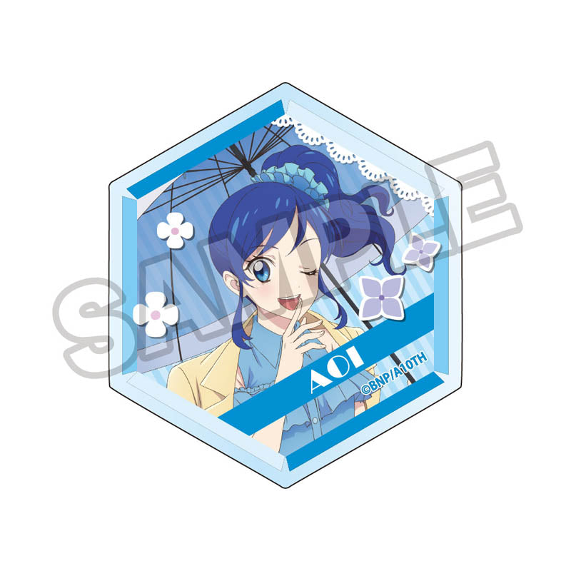 アイカツ！ 雨の日 アクリルバッジ 全４種セット アイカツ! 10th STORY ~未来へのSTARWAY~』雨の日 アクリル
