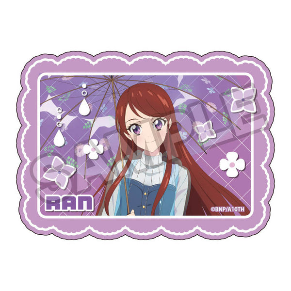 『アイカツ! 10th STORY ~未来へのSTARWAY~』雨の日 ダイカットステッカー 紫吹蘭