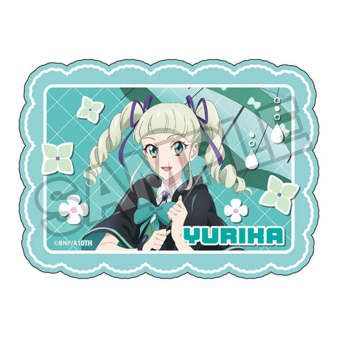 『アイカツ! 10th STORY ~未来へのSTARWAY~』雨の日 ダイカットステッカー 藤堂ユリカ