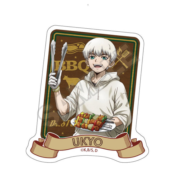 『Dr.STONE』バーベキュー ステッカー 西園寺羽京