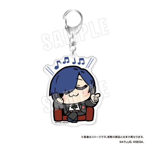 『ペルソナ3 リロード』主人公×ぶくぶ おおきめアクリルキーホルダー 02 音楽【202509再販】