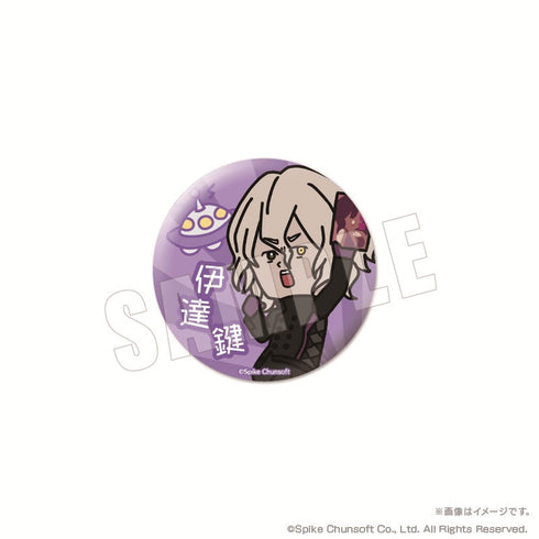 『伊達鍵は眠らない - From AI:ソムニウムファイル』ゆるふわなタッチのカンバッジ 01 伊達鍵