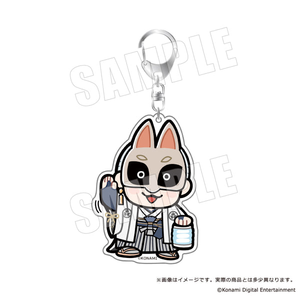 《SILENT HILL × 布库布》大号亚克力钥匙扣 06 戴狐面具的男人 这边