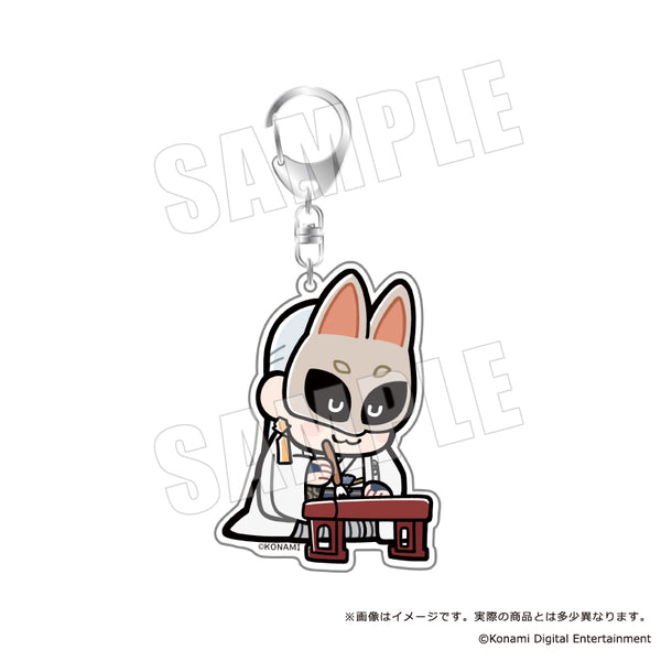 《SILENT HILL × 布库布》大号亚克力钥匙扣 07 戴狐面具的男人 信件