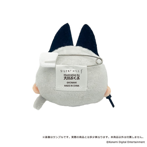 《SILENT HILL × 布庫布》絨毛徽章 02 戴狐面具的男人