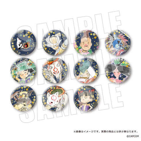 『大神20周年』和紙風金箔カンバッジ【BOX】