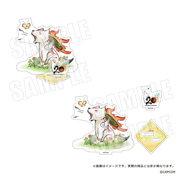 "Ōkami 20th Anniversary" Ōkami Chronicles Acrylic Stand 04: Chibi Terasu