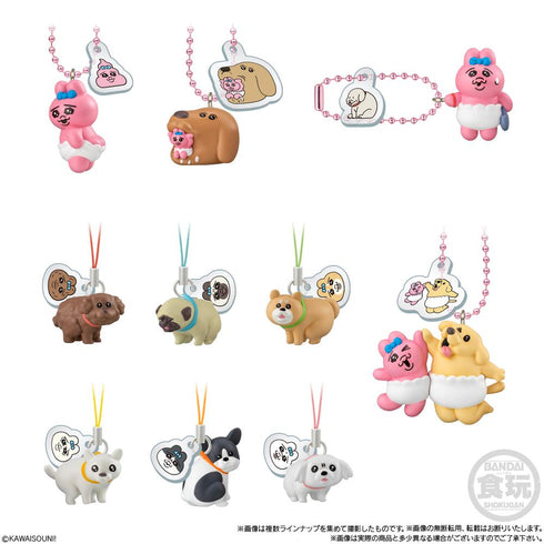 『おぱんちゅうさぎとわんころマスコット』【食玩】ビスケットつき【BOX】