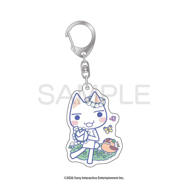 『どこでもいっしょ』ピクニックでもいっしょ アクリルキーホルダー トロ 花冠Ver.