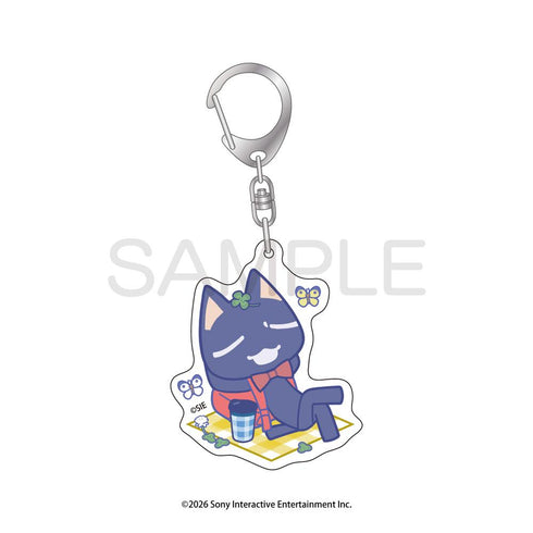 『どこでもいっしょ』ピクニックでもいっしょ アクリルキーホルダー クロ