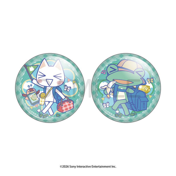 『どこでもいっしょ』ピクニックでもいっしょ 缶バッジセット トロ&リッキー