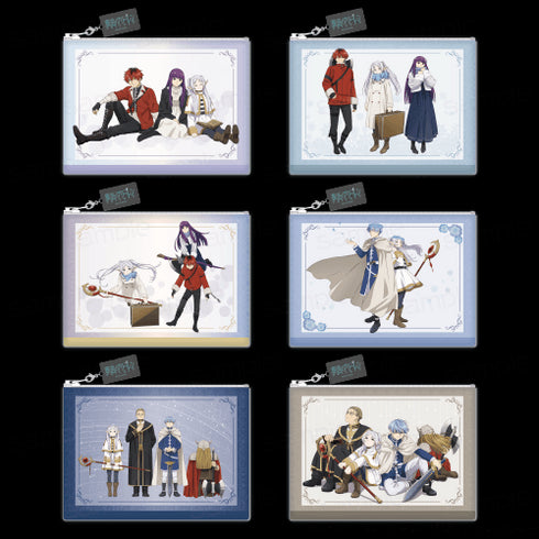 『葬送のフリーレン』合皮フラットポーチ 【蒼月草】【202510再販】