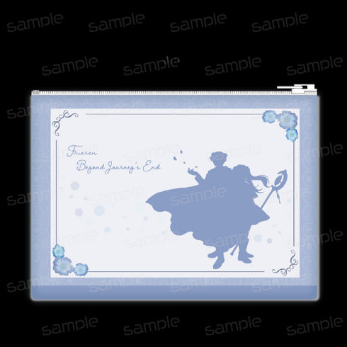 『葬送のフリーレン』合皮フラットポーチ 【蒼月草】【202509再販】