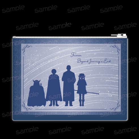 『葬送のフリーレン』合皮フラットポーチ 【勇者一行(半世紀流星)】【202510再販】