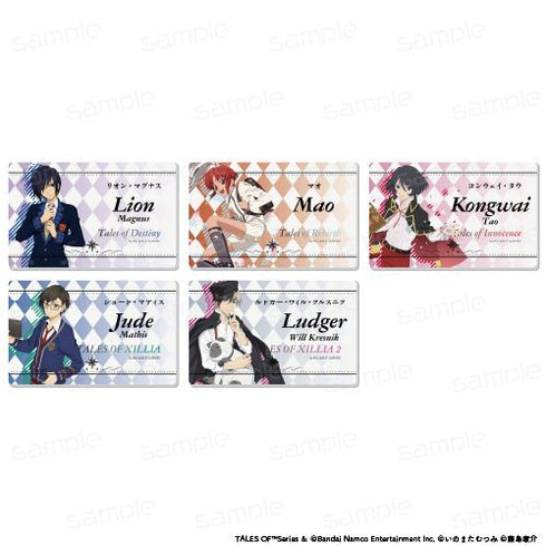 『テイルズ オブシリーズ』名札風アクリルバッジ【B】セット