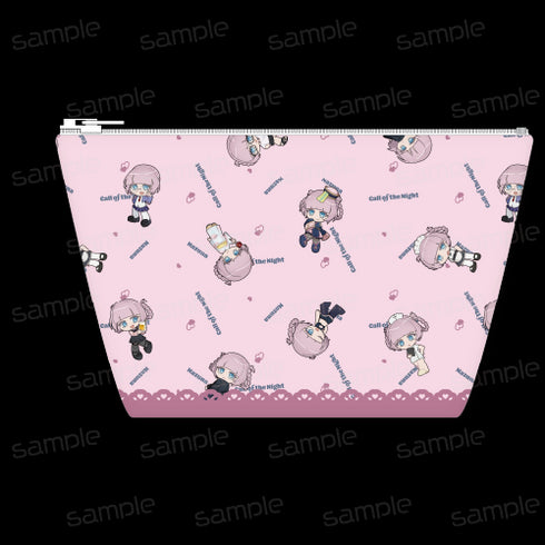 『よふかしのうた Season2』ナズナちゃんがいっぱい 合皮舟形ポーチ【202510再販】