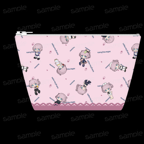 『よふかしのうた Season2』ナズナちゃんがいっぱい 合皮舟形ポーチ【202510再販】