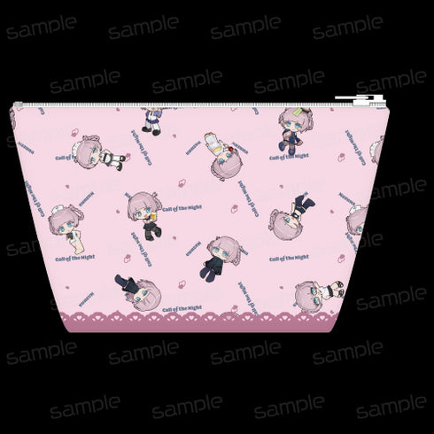 『よふかしのうた Season2』ナズナちゃんがいっぱい 合皮舟形ポーチ