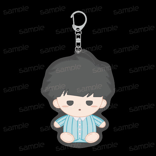 『モブサイコ100 III』おすわりもふりん アクリルキーホルダー 【影山 茂夫 パジャマ】