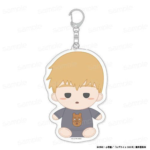 『モブサイコ100 III』おすわりもふりん アクリルキーホルダー【霊幻 新隆 寝間着】【202512再販】