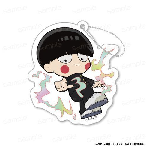 『モブサイコ100 III』蓄光アクリルキーホルダーwithエクボ【影山 茂夫 憑依】【202602再販】