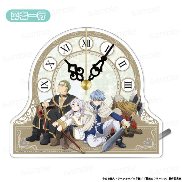 『葬送のフリーレン』ちんまりアクリル置時計【勇者一行】