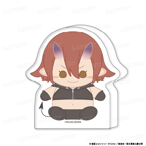『姫様“拷問”の時間です』おすわりもふりん アクリルminiブロック【陽鬼】