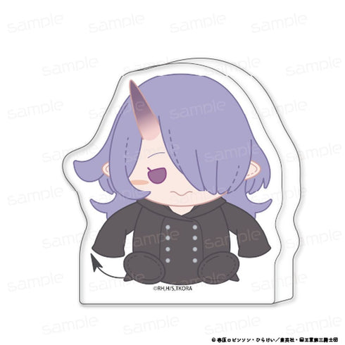『姫様“拷問”の時間です』おすわりもふりん アクリルminiブロック【陰鬼】