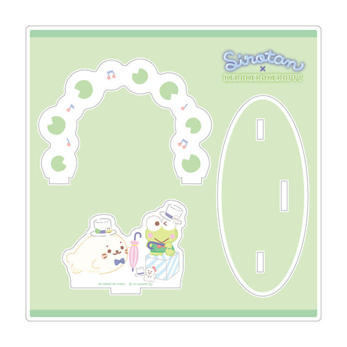 『しろたん×はぴだんぶい』アクリルジオラマ しろたん×けろけろけろっぴ