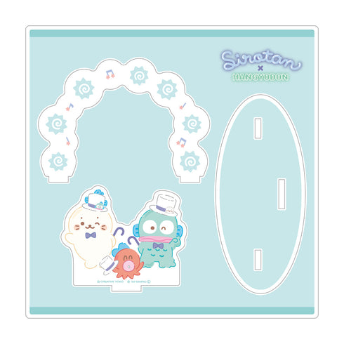 『しろたん×はぴだんぶい』アクリルジオラマ しろたん×ハンギョドン