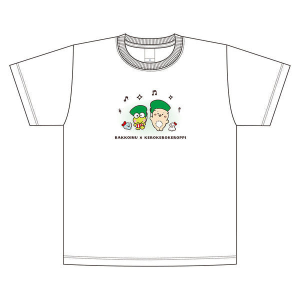 『しろたん×はぴだんぶい』Tシャツ けろけろけろっぴ Mサイズ