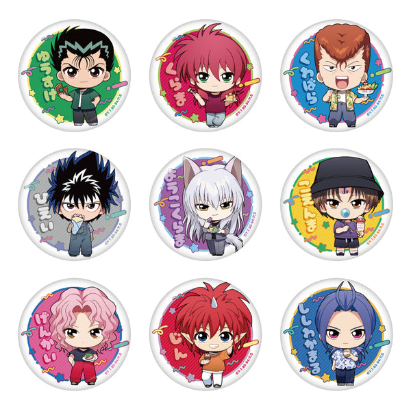 『幽☆遊☆白書』トレーディングミニキャラ缶バッジ スイーツVer.【BOX】