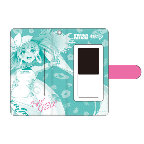 『レーシングミク』2024 Tropical Ver. 手帳型スマートフォンケース【202503再販】