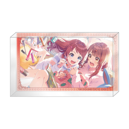 『学園アイドルマスター』アクリルブロック 花海咲季&花海佑芽【202505再販】