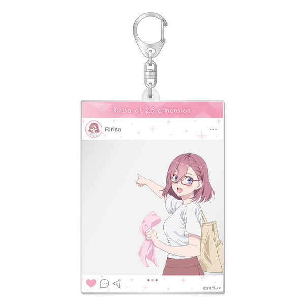 『2.5次元の誘惑』SNS風アクリルキーホルダー 描き下ろし リリサ