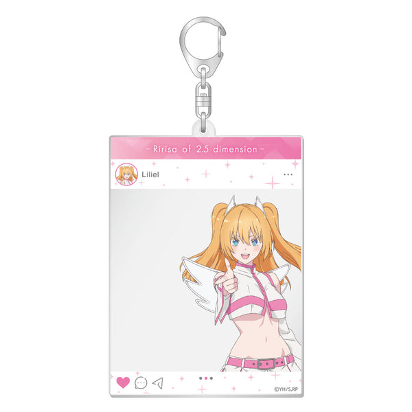 『2.5次元の誘惑』SNS風アクリルキーホルダー リリエル 天使空挺隊