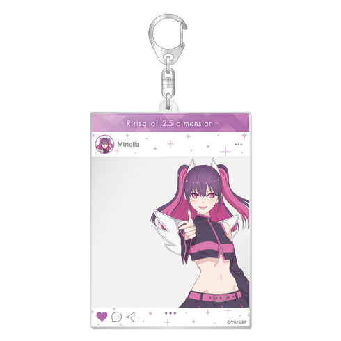 『2.5次元の誘惑』SNS風アクリルキーホルダー ミリエラ 天使空挺隊