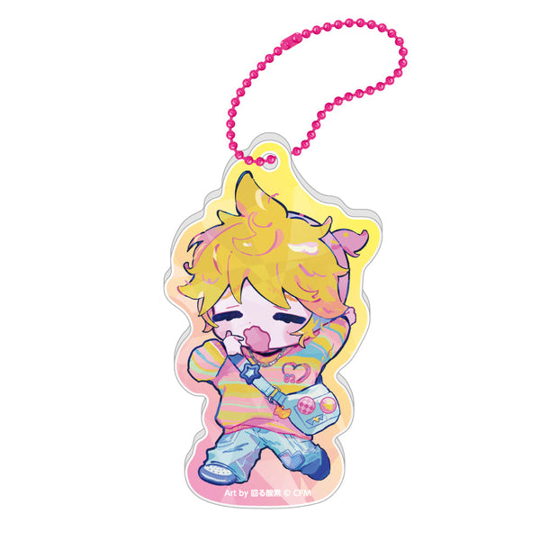 『39Culture』2025 POP ホログラムアクリルキーホルダー 鏡音レン