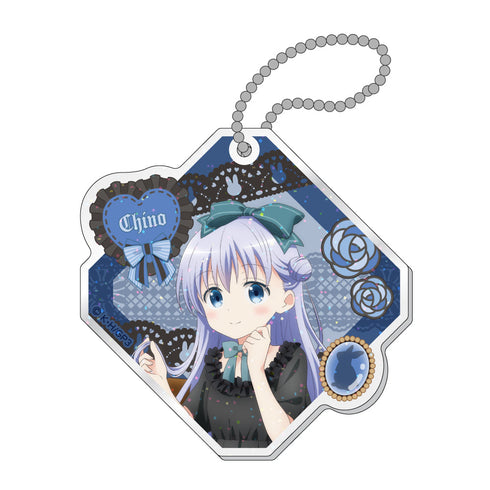 『ご注文はうさぎですか? BLOOM』ラメ入りアクリルキーホルダー チノ