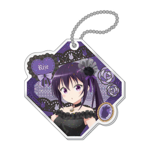 『ご注文はうさぎですか? BLOOM』ラメ入りアクリルキーホルダー リゼ